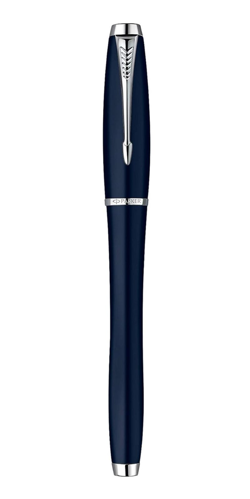 Parker Urban Blue Chrome Trim Medium Fountain Pen - Gift Boxed - Image 2